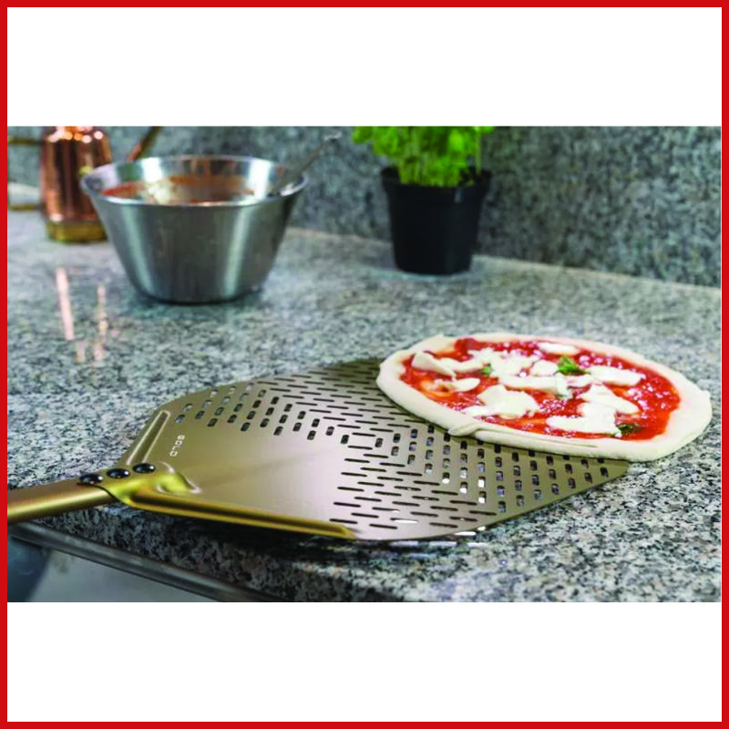 GI Metal Golden Pizza Peel G-32RF/120 - 13